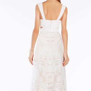 BCBG Max Azria off white lace dress with tags.